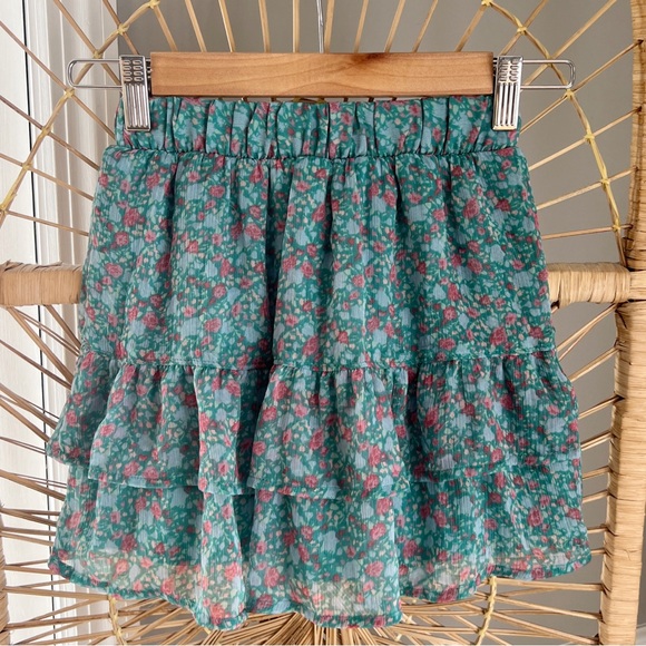 ABERCROMBIE KIDS Skirt Skort Shorts Floral size 8 - Picture 4 of 7